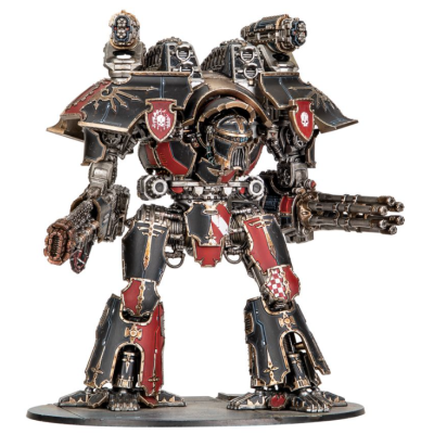 Legions Imperialis Warlord Titan with Volkite Destructor and Macro-Gatling Blaster