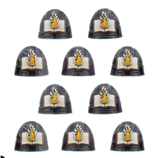 Word Bearers MkVI Shoulder Pads