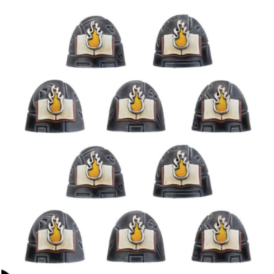 Word Bearers MkVI Shoulder Pads