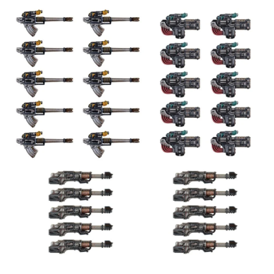 Heavy Weapons Upgrade Set – Volkite Culverins, Lascannons, and Autocannons