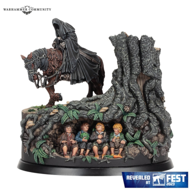 The Fellowship Of The Ring Get Off The Road Diorama