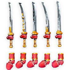 Cyber Samurai Vibro Katanas - Right