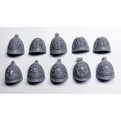 Shoulder Pads - Dark Angels Legion Deathwing Companions