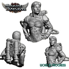 Captain amelia bust