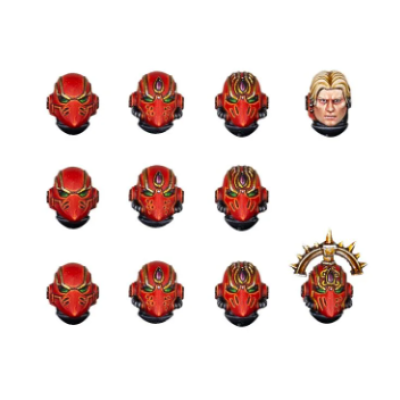 Blood Angels MKVI Heads