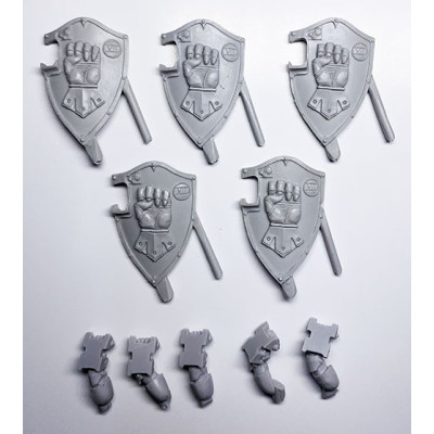 Imperial Fists Legion Phalanx Warder Squad - Shields