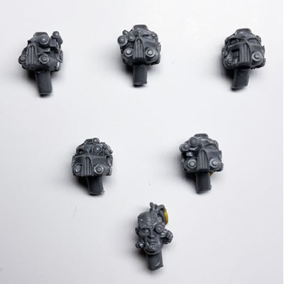 Iron Hands Legion Gorgon Terminators - Heads