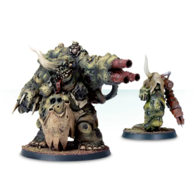 Nurgle Daemon Prince and Herald