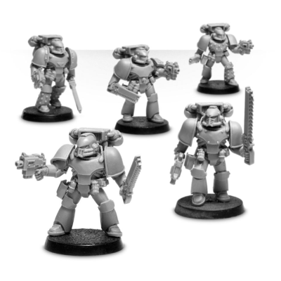 MKIV Space Marine Assault Squad