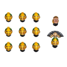 Imperial Fists MKVI Heads