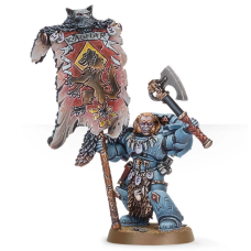 Grey Hunter with Wolf Standard