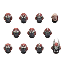 Word Bearers MkVI Heads