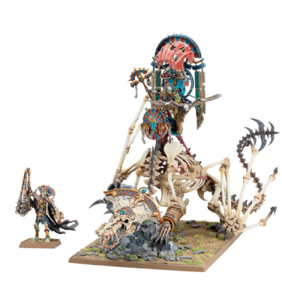 TOMB KING - LICHE PRIEST ON NECROLITH BONE DRAGON