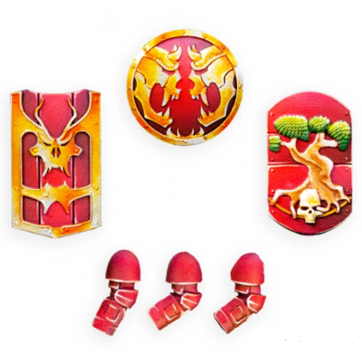 Cyber Samurai Thunder Shields