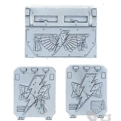 White Scars Rhino Doors and Frontplate