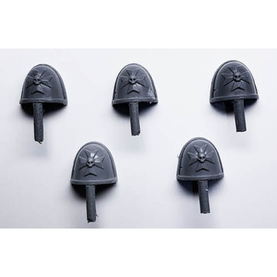 Black Templars Primaris Crusader Squad - Shoulder Pads