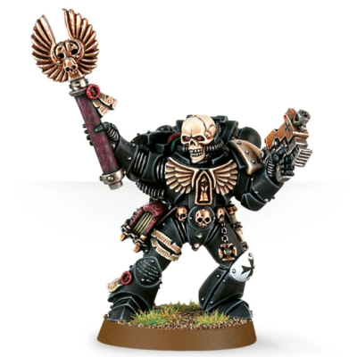 Chaplain with Skull Helmet