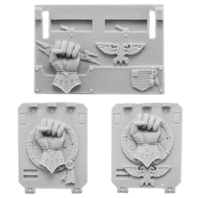 Imperial-Crimson Fists Rhino Doors and Front Plate