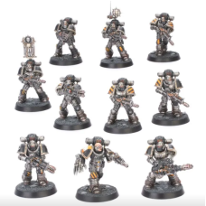 MKII Veteran Squad with Disintegrator Weapons x10