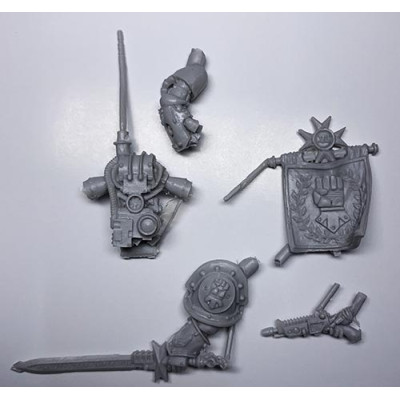 Imperial Fists Legion Templar Brethren -BACKPACK AND SWORD