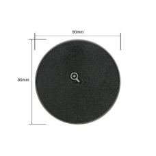 90 MM ROUND PLASTIC BASE (1pc)