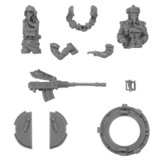 Death Korps of Krieg Tank Commander Set