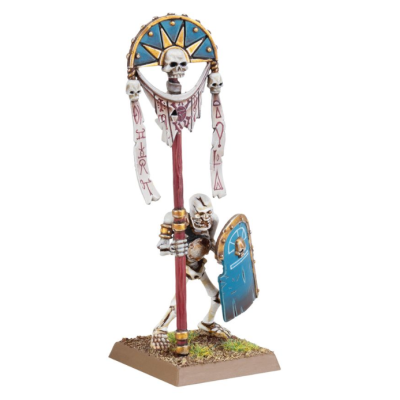 TOMB KINGS SKELETON standard bearers