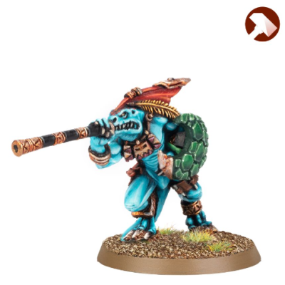 Skink Chief With Blowpipe