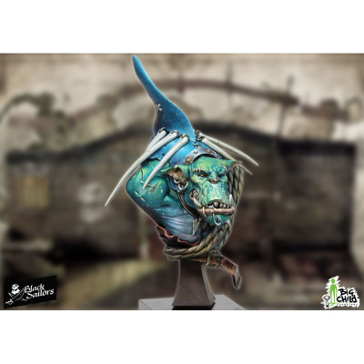 SHARKI THE SHARK HUNTER BUST
