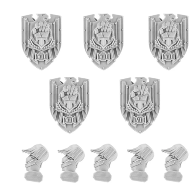 Imperial Fists Legion Cataphractii Storm Shields