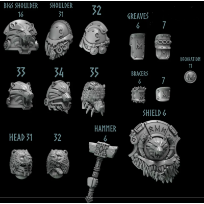 Space Wolves - Bear Company pak