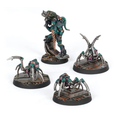 Van Saar Champion in Carapace Armour with Cyberachnids