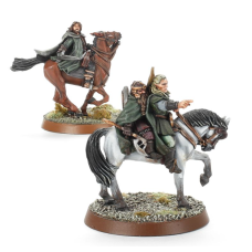 The Three Hunters Mounted