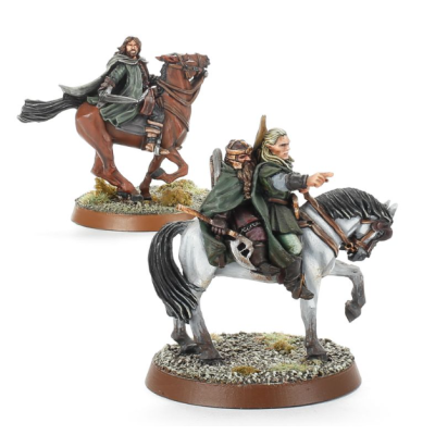 The Three Hunters Mounted