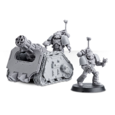 Space Marine Rapier Quad Mortar