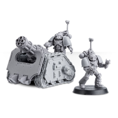 Space Marine Rapier Quad Mortar