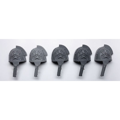 Black Templars Marshal - Shoulder Pads