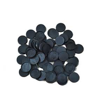 25 MM ROUND PLASTIC BASE (1pc)