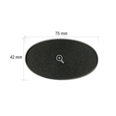 75x42 mm OVAL BASE (1pc)