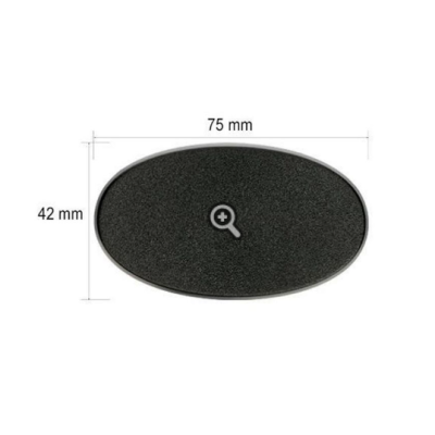 75x42 mm OVAL BASE (1pc)
