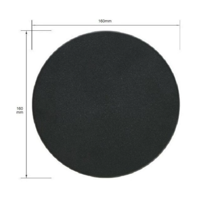 160 MM ROUND PLASTIC BASE (1pc)