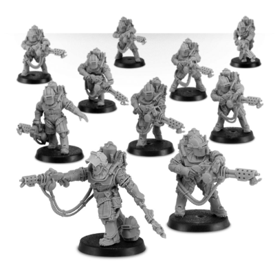 Solar Auxilia Flamer Section