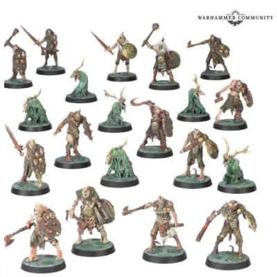 Pox-Wretches (x14) + Mire Kelpies (x6)