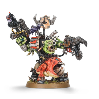 Ork Warboss with Attack Squig
