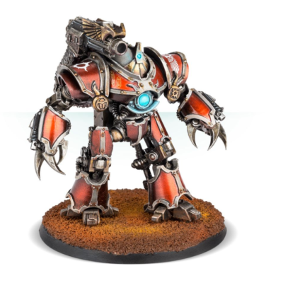 Castellax-Achea Battle-automata with Mauler Pattern Bolt Cannon