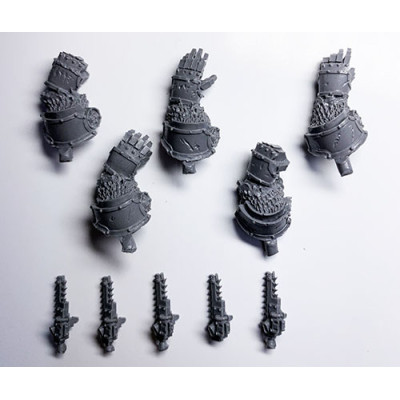 Death Guard Grave Warden Terminators - Power Fists