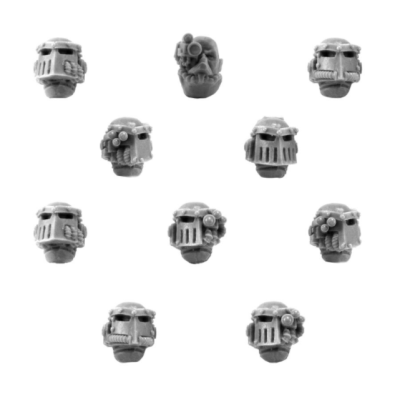 Iron Hands Legion Upgrade Set - Heads