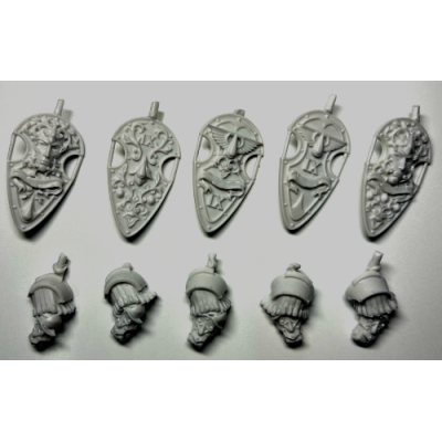 Blood Angels Crimson Paladins - Shields