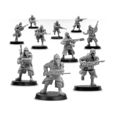Infantry Squad Advancing