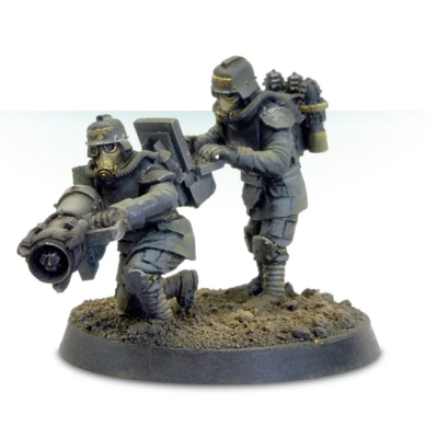 Engineers with Mole Launcher
